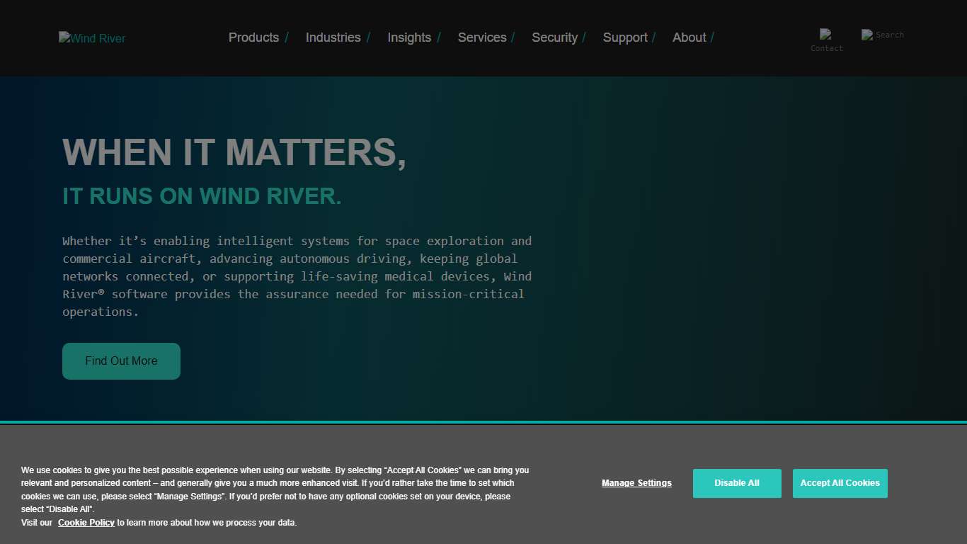 Wind River Software Safe, Secure, Reliable